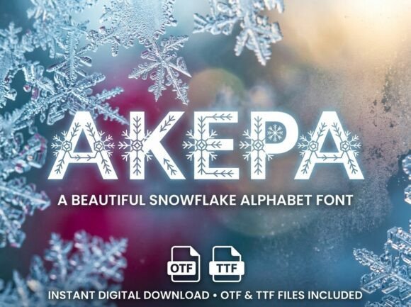 Akepa Font: A Wintry Touch for Your Brand