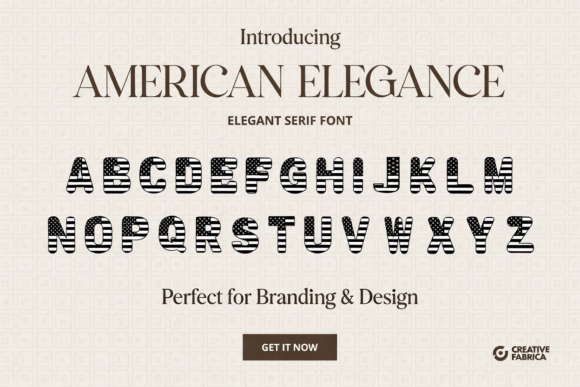 American Elegance: A Patriotic Typeface for Editorial Design