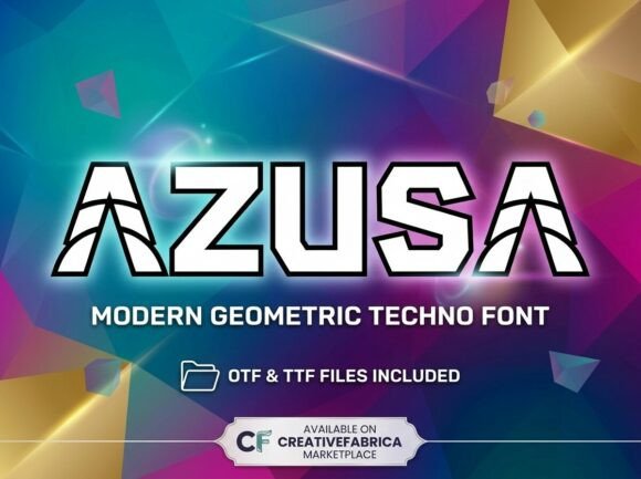 Azusa Font: A Decorative Typeface for Digital Impact