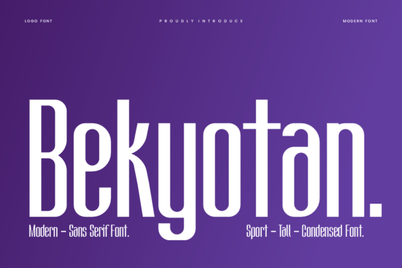 Bekyotan Font: A Bold Typeface for Memorable Branding