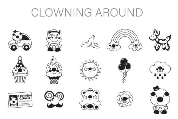 Clowning Around Dingbats: A Playful Typeface for Creative Projects