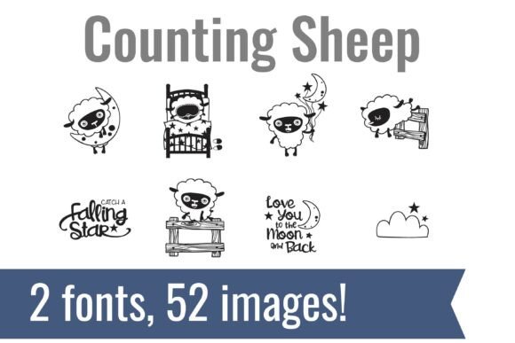 Counting Sheep Dingbats: A Playful Font for Digital Branding