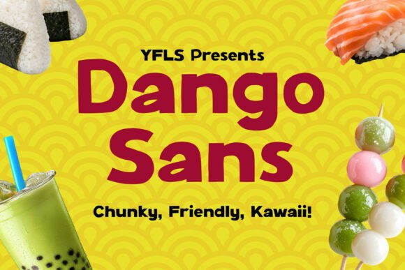 Dango Sans: A Playful Font for Heartfelt Creations