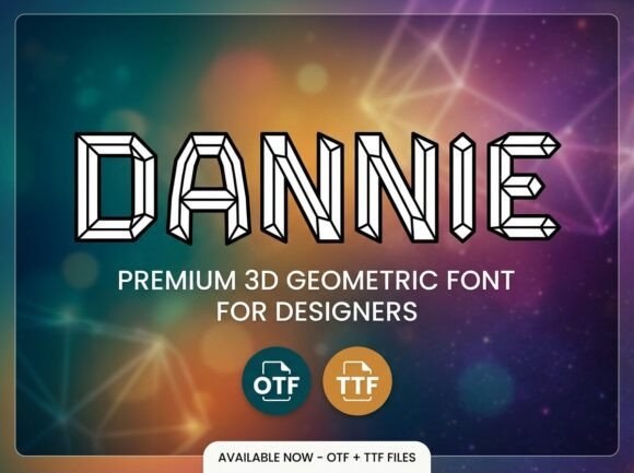 Dannie Font: A Decorative Typeface for Captivating Editorial Design