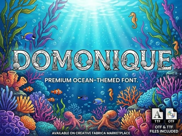 Domonique: A Decorative Typeface That Elevates Editorial Design