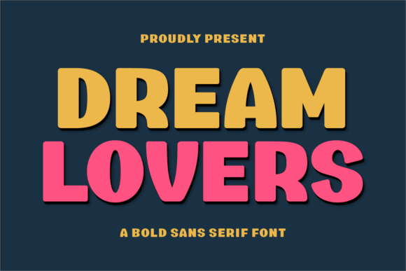 Dream Lovers: A Playful Typeface for Creative Publishing
