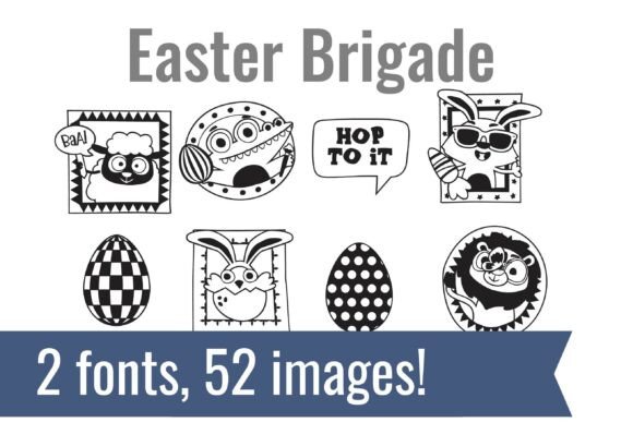 Easter Brigade Dingbats: A Playful Typeface for Editorial Design