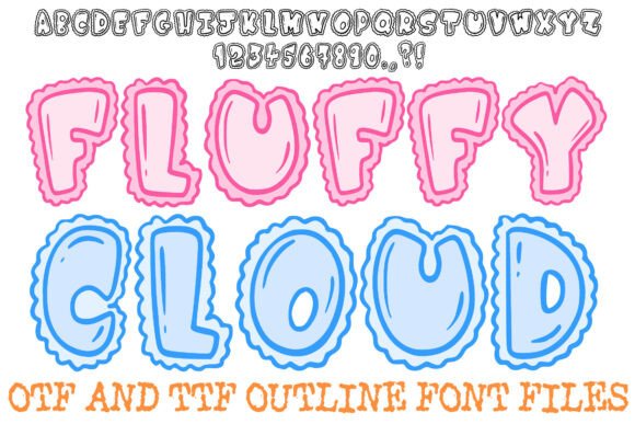Fluffy Cloud Font: A Dreamy Typeface for Creative Campaigns