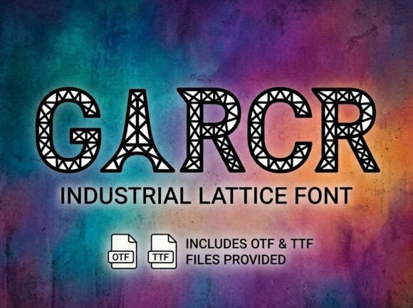 Garcr Font – A Decorative Typeface for Creative Makers