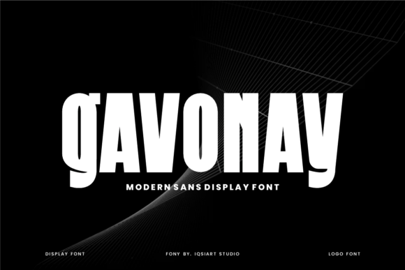 Gavonay Typeface: A Bold Choice for Editorial Design