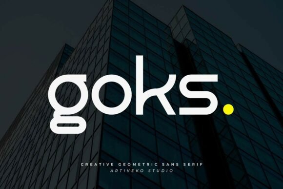 Goks: A Premium Sans Serif Typeface for Editorial Design