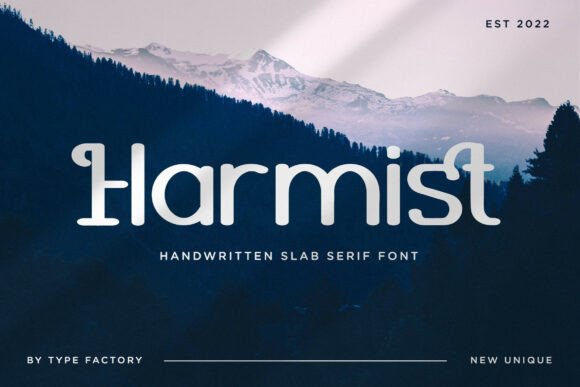 Harmist Font: A Handwritten Slab Serif for Authentic Branding