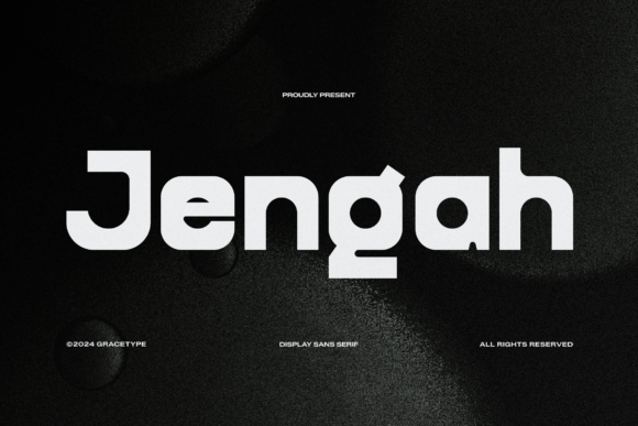 Jengah: A Bold Display Sans Serif for Modern Typography