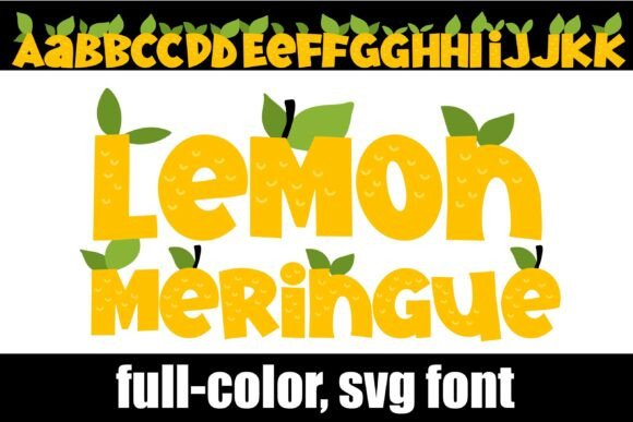 Lemon Meringue Font: A Zesty Way to Elevate Your Brand