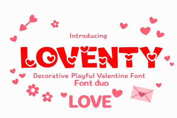 Loventy: A Delightful Typeface for Expressing Heartfelt Design
