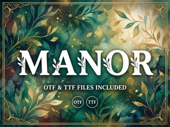 Manor Font: A Bold Display Typeface for Campaign Impact