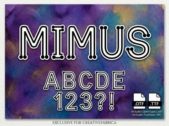 Mimus: A Decorative Font for Editorial Impact