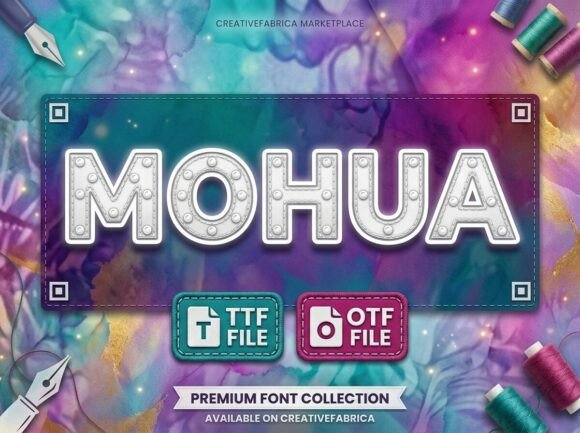 Mohua Font: A Decorative Typeface for Editorial Elegance