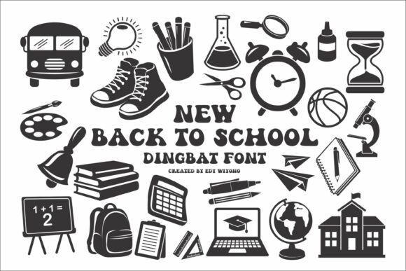 New Back to School Typeface: A Playful Addition to Your Design Toolkit