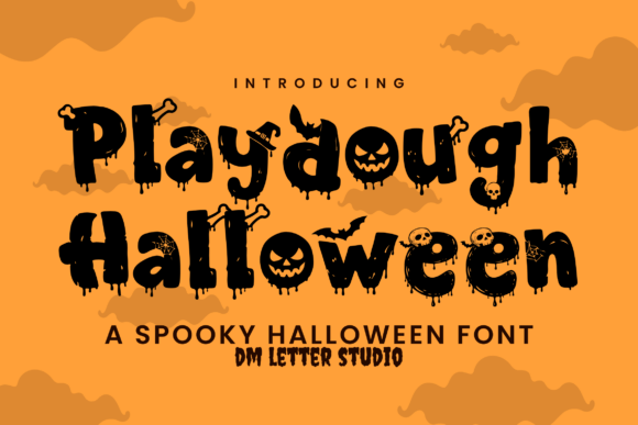 Playdough Halloween Font Adds Spooky Charm to Editorial Design