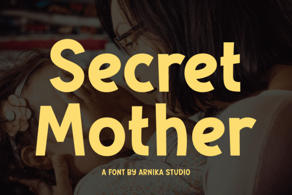 Secret Mother Font: A Playful Touch for Your Brand