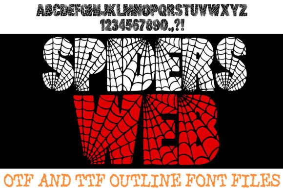 Spiders Web Font: A Bold Choice for Branding with Eerie Elegance