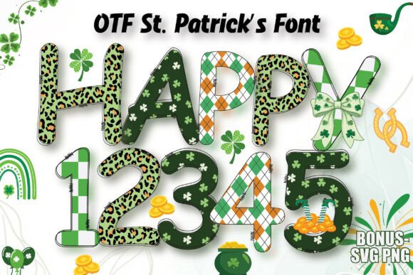 St. Patrick’s Happy Bundle: A Festive Font for Authentic Branding