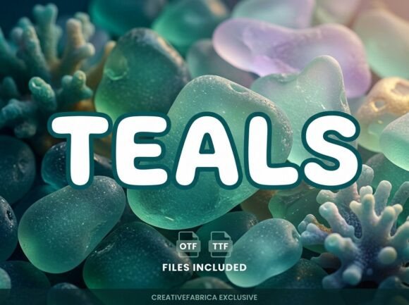 Teals Font Review: A Decorative Typeface for Campaign Impact