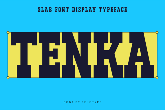 Tenka: A Bold Slab Serif Font for Editorial Impact