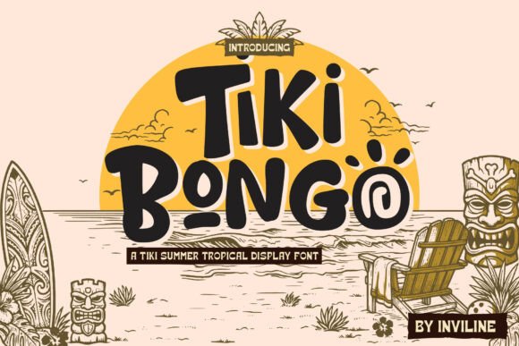 Tiki Bongo Font Review: A Tropical Display Typeface for Bold Branding