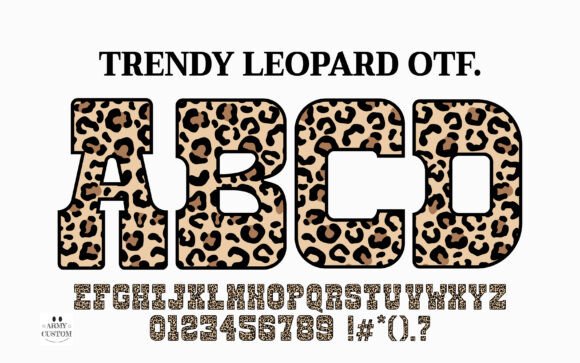Trendy Leopard Font: A Typography Game-Changer for Your Brand