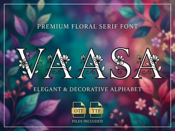 Vaasa Font: A Display Typeface for Editorial Elegance