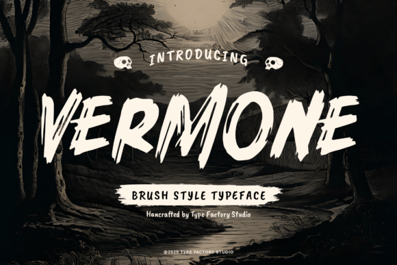 Vermone Font: A Dynamic Display Typeface for Digital Design